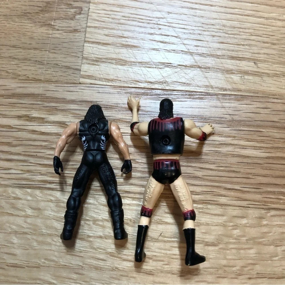 Vintage Steel Slammers WCW Sting Die Cast Scott Hall Razor Bundle Mini Figure